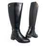 Carmela 162020 Botas Montar Piel Negra Hebilla Mujeres