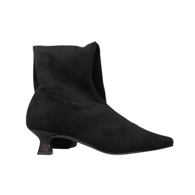 Barminton 11083 Botas elásticas Tacón Kitten Negro Mujer