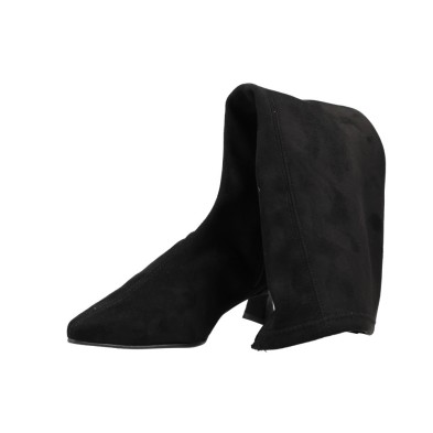 Barminton 11083 Botas elásticas Tacón Kitten Negro Mujer