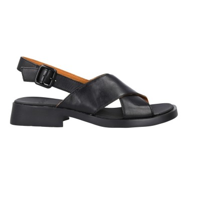 Camper Dana K201600-002 – Black Criss-Cross Sandals for Women