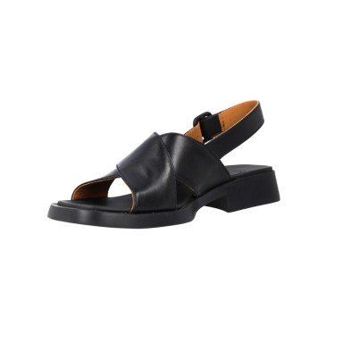 Camper Dana K201600-002 – Black Criss-Cross Sandals for Women