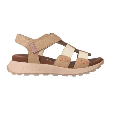 Hispanitas Ambar CHV264624 – Sandale Femme Type Trekking avec Velcro
