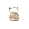 Patricia Miller 6264 Sandalia Mujer con Plataforma y Tacón Ancho (Plata/Champagne)