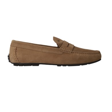 Martinelli Pacific 1411-2496W Castor Men’s Suede Loafers
