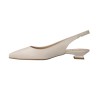 Barminton 16075 Women’s Leather Slingback Ballet Flats