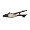 Barminton 16071 Ballerines Slingback Femme en Cuir