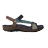 Walk & Fly 3861-46200 Damen Komfort Sandalen aus Leder mit Klettverschluss