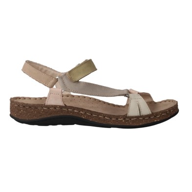 Walk & Fly 3861-46200 Sandalias Mujer Piel Velcro Confort