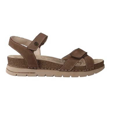 Walk & Fly 8352-50890 Sandali bio donna in pelle con velcro