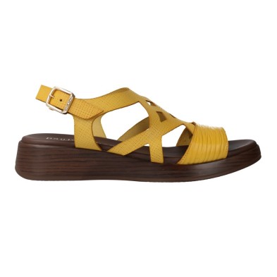 Paula Urban 30-2042 Sandali Donna con Zeppa in Pelle