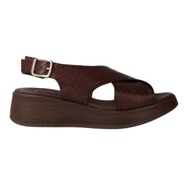Paula Urban 33-2070 Sandali Donna con Zeppa in Pelle