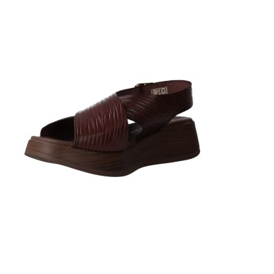 Paula Urban 33-2070 Women’s Leather Wedge Sandals