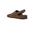 Walk & Fly Fianchi 7447-51050 Herren Bio-Sandalen aus Leder mit Dreifachschnalle
