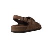 Walk & Fly Fianchi 7447-51050 Sandali bio uomo in pelle con tripla fibbia