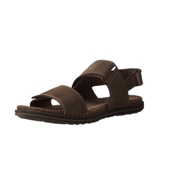 Walk & Fly Valencia 680-43770 Herren Bio-Sandalen aus Leder mit Klettverschluss