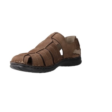 Walk & Fly Valencia 541-20910 Men’s Leather Closed Toe Velcro Sandals