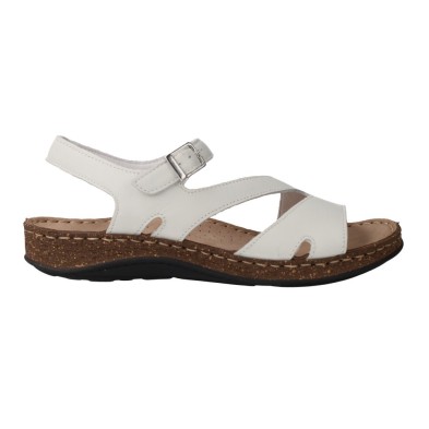 Walk & Fly Montana 3861 Women’s Leather Bio Wedge Sandals