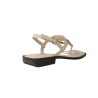 Gioseppo Matuu 79024 Damen flache Zehentrenner Sandalen mit Metallic-Detail
