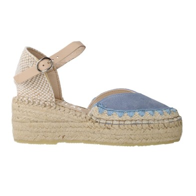 Fabiolas 816810 Damen Espadrille Keilsandalen