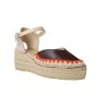 Fabiolas 816940 Damen Espadrille Keilsandalen aus Hanf