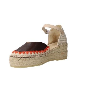 Fabiolas 816940 Sandales Compensées Femme en Chanvre