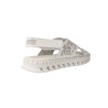 Carmela 163216 Sandalias Cuña Blanco Perforada Piel Mujer