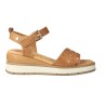 Carmela 163248 Women’s Wedge Velcro Sandals
