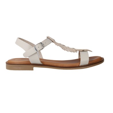 Carla Tortosa 11722 Women’s Flat Leather Ankle Strap Sandals