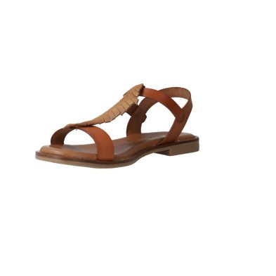 Carla Tortosa 11722 Sandales Plates en Cuir Femme Bride Cheville