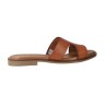 Carla Tortosa 11758 Women’s Flat Leather Sandals – Minimal Strap Design