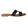 Carla Tortosa 11758 Women’s Flat Leather Sandals – Minimal Strap Design