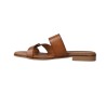 Carla Tortosa 10608 Flat Leather Pony Hair Sandals Women