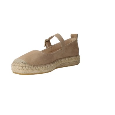 Fabiolas M718802 Espadrilles Mercedita Femme Cuir Velours Sahara