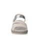 Suave 3053 Sandali Donna Beige in Pelle con Platform e Velcro