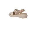 Suave 3221 Sandali Donna Argento con Velcro e Soletta Rimovibile