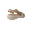 Suave 3221 Sandali Donna Argento con Velcro e Soletta Rimovibile