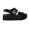 Sandali con Platform Art Brighton 1578 – Pelle Nera con Fibbia XL