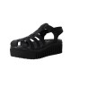 Sandales Spartiates à Plateforme Art Brighton 1575 – Cuir Noir et SOFTLIGHT