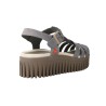 Art 1575 Brighton Damen Plateau-Fisherman-Sandalen Denim