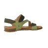 El Naturalista N5810S Panglao Women's Flat Bio Sandals – Khaki/Liken Pleasant Leather