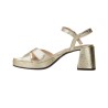 Wonders G-6820 Zaida 20 Damen Blockabsatz-Sandaletten – Metallic-Leder mit MemoryGel
