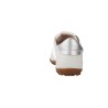 Sneakers Donna in Pelle Wonders AP-2102 Nysa — Bianco Panna & Argento con Suola Gum Retrò