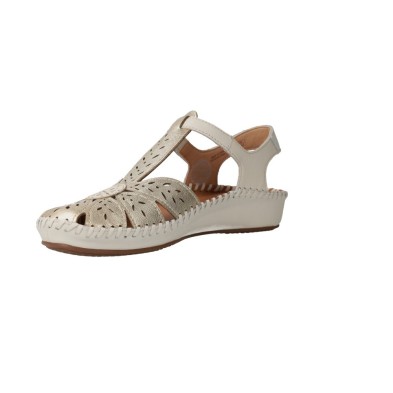 Pikolinos P. Vallarta 655-0841CLC1 Sandali Zeppa Donna Carrara Oro
