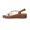 Pikolinos Cadaqués W8K-1839C2 Sandali Donna con Zeppa – Nata/Brandy