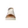 Pikolinos Gomera W0K-0606C1 Women’s Leather Wedge Sandals — Cream & Bronze