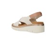 Pikolinos Gomera W0K-0606C1 Women’s Leather Wedge Sandals — Cream & Bronze