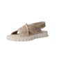 Carmela 163216 White Leather Wedge Sandals for Women