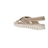 Carmela 163216 Sandalias Cuña Blanco Perforada Piel Mujer