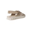 Carmela 163216 Sandalias Cuña Blanco Perforada Piel Mujer