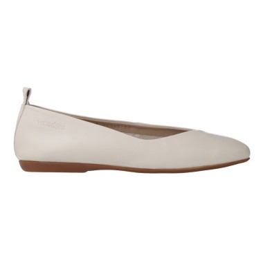 Wonders A-86141 Sauvag Damen Leder-Ballerinas — Minimalistische V-Ausschnitt Slipper in Fuchsia & Schwarz